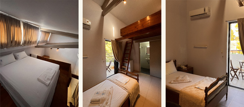 Attic/Loft Rooms on the 3rd floor of the Dormitories