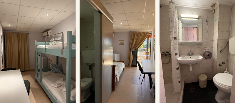 Double/Single Rooms on the 3rd floor of the Dormitories