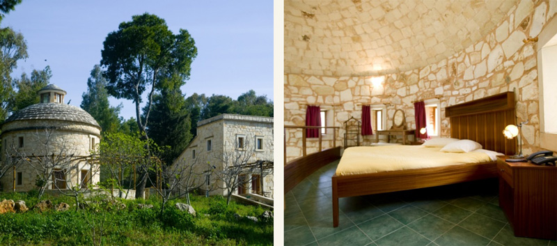 Traditional stonehouses in the Conference campus